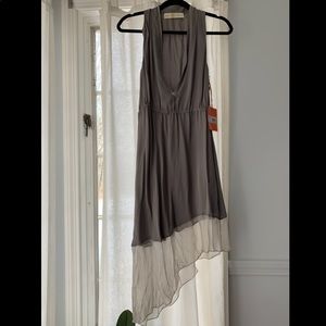 Ramy Brook Gray Zip-up Dress size S